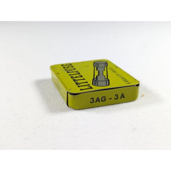 Vintage miniature tins steampunk pill boxes BUSS Fuses and LITTELFUSE, vintage - Picture 8 of 9